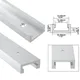 Aluminium Alloy T-track Slot Miter Track Jig Fixture T-Slot -Woodworking Chute Rail - T Slider