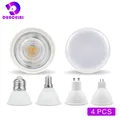 4pcs/lot LED Bulb E27 E14 MR16 GU10 GU5.3 Lampada Led 6W 220V 24/120 Degree Bombillas LED Lamp
