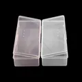 Nail Art Storage Container Nail Tool Organizer Box Clear Pink Container for Nail Pens Brushes