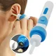 1Sets Electric Ear Cleaner Safety Electric Vacuum Earwax Cleaner Wax Remover Painless Cleaning Tool