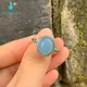 Natural Aquamarine Ring Big Stone Heart Handmade Rings Jewelry For Women Men Gift Healing Wholesale