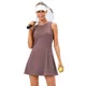Tennis Dress with Shorts One Piece Tennis Skirt Yoga Fitness Breathable Casual Golf Sports Skirt Two