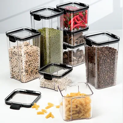 1/2PcsFood Storage Containers Kitchen Storage Organization Kitchen Storage Box Ducts jars for