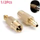 1/2Pcs Brass Inflatable Air Pump Chuck Clip for Car Truck Tire Inflator Valve Connector Clamp Joint
