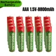 AAA Battery 1.5V Rechargeable AAA Battery 8800mAh AAA 1.5V New Alkaline Rechargeable Battery for Led