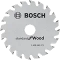 Bosch OPTILINE Wood Circular Saw Blade Diameter 85mm Bore 15mm Saw Blade for Wood 2608643071