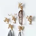 Hanger Key Hook Multifunctional American Clothes Hook Holder Decorative Hook Animal Hook Wall