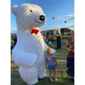 Giant Polar Bear Inflatable Costume Street Funny Polar Bear Mascot Costume Party Cosplay Plush Doll