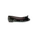 Libby Edelman Flats: Black Shoes - Women's Size 7 1/2 - Round Toe