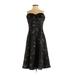 White House Black Market Cocktail Dress - Party Strapless Sleeveless: Black Dresses - Women's Size 6
