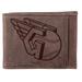 Brown Cleveland Guardians Bifold Money Clip Wallet