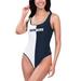 Women's G-III 4Her by Carl Banks Navy/White Dallas Cowboys Last Stand One-Piece Swimsuit