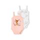 Pack of 2 Bambi by Disney® Bodysuits for Babies old rose