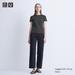 Women's High Waisted Straight Color Jeans | Black | 2 | UNIQLO US