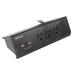 Desktop Surge Protector with 2 USB Ports and Optional Mounting Hardware