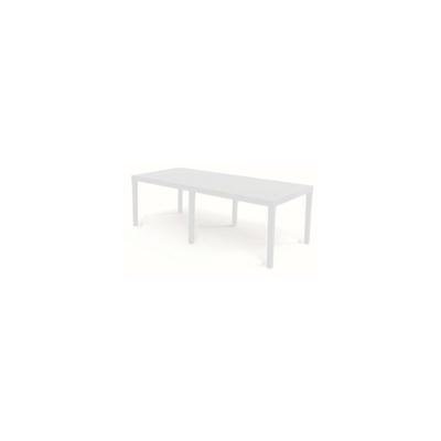 Dmora Gartentisch Susa, Rechteckiger ausziehbarer Esstisch, ausziehbarer Gartentisch, 100 % Made in Italy, 150x90h72 cm,