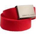 Urban Classics Belt - Canvas Belt - red