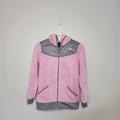 The North Face Jackets & Coats | Girls The North Face Pink Fleece Jacket Sz Large 14/16 | Color: Gray/Pink/White | Size: Lg
