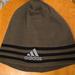 Adidas Accessories | Adidas Brand Signature Mens Green And Black Reversible Beanie One Size Fits Most | Color: Black/Green | Size: Os