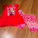 Disney Matching Sets | Disney Minnie Mouse Pink Sleeveless Short Set | Color: Pink | Size: 2tg