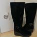 Giani Bernini Shoes | Giani Bernini Black Leather Suede Memory Foam Tall Boots | Color: Black | Size: Various