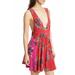 Free People Dresses | Free People Thought It Was A Dream Dress Womens M Floral Sleeveless Mini Boho | Color: Red | Size: M