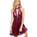 Free People Dresses | Free People Film Noir Sequin Plum Mini Dress Size 6 | Color: Purple/Red | Size: 6