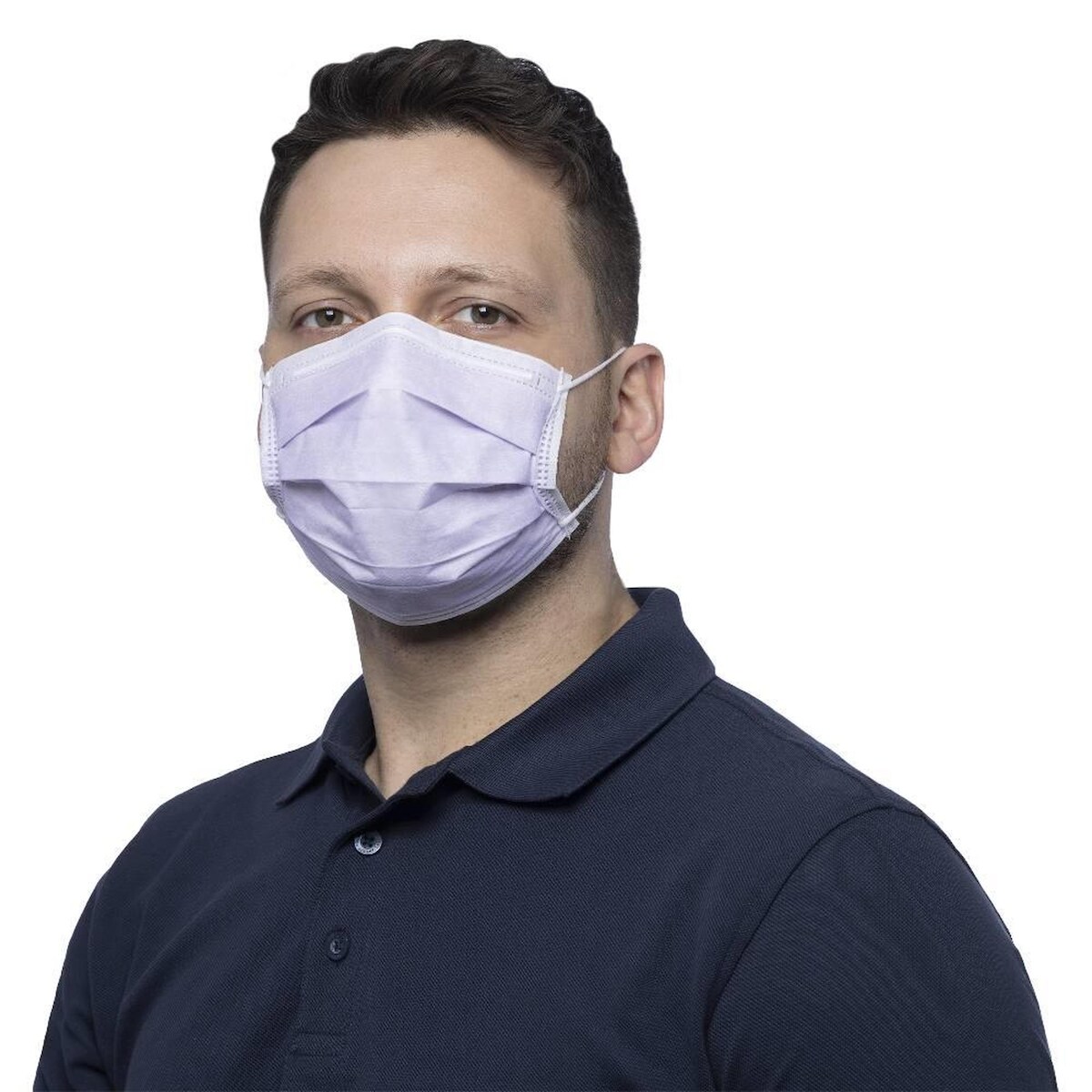 MCD Medical Care Dental GmbH 500 Nitras Protect Gesichtsmasken | lila | Typ II R | medizinischer Mundschutz Image