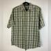 Carhartt Shirts | Carhartt Plaid Short Sleeve Green Casual Button Down Shirt Men’s Size Large | Color: Green | Size: L
