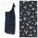 American Eagle Outfitters Dresses | American Eagle One Shoulder Ditsy Floral Dress Size Large | Color: Black | Size: L