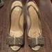 Kate Spade Shoes | Kate Spade Gold Glitter Heels | Color: Gold | Size: 9.5