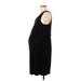Gap - Maternity Casual Dress - Mini Scoop Neck Sleeveless: Black Solid Dresses - Women's Size Medium