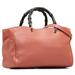 Gucci Bags | Authentic Gucci Dusty Pink Leather Bamboo Medium Shopper Crossbody Bag W Strap! | Color: Brown/Pink | Size: Os