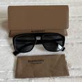 Burberry Accessories | Burberry Men’s Black Polarized Shield Sunglasses | Color: Black | Size: Os