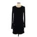 Bailey 44 Casual Dress - Mini: Black Solid Dresses - Women's Size Large