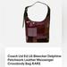 Coach Bags | Coach Bleecker Delphine Crossbody Rare Patchwork Bag | Color: Gold/Purple | Size: Os