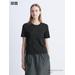 Women's Supima® Cotton Crew Neck T-Shirt | Black | XL | UNIQLO US