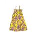 Cara Cara Dress: Yellow Floral Motif Skirts & Dresses - Kids Girl's Size 8