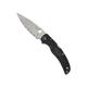 Spyderco Native Chief Lightweight Folding Knife 4.02in CTS-BD1N Stainless Steel Drop Point Satin Fully Serrated Black C244SBK