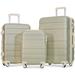 3pcs Hardshell Luggage Sets Lightweight Expandable Suitcase