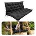 Outdoor Swing Bench Cushions, Garden Bench Cushions with Backrest - 59.05"L x 39.37"W x 3.93"T