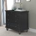 3-Drawer Storage Wood Cabinet,End Table With Pull Out Tray