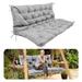 Outdoor Swing Bench Cushions, Garden Bench Cushions with Backrest - 59.05"L x 39.37"W x 3.93"T