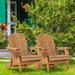 Oversize Outdoor Wooden Folding Adirondack Chair