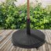 Outsunny 50 lbs. Umbrella Base, 20.5", Round Heavy Duty Umbrella Stand with Wheels for 1.5" or 2" Umbrella Poles