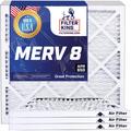 Filter King 4.5x10x1a A/C Furnace Filter 4-PACK MERV 8 Actual Size: 4.5 x 10 x .75" | 4.5 H x 10 W x 1 D in | Wayfair FK4.5x10x1A-M8-4