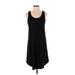 Leith Casual Dress - Mini Scoop Neck Sleeveless: Black Solid Dresses - Women's Size Small