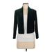 Calvin Klein Blazer Jacket: Short Green Print Jackets & Outerwear - Women's Size Medium