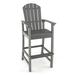 Highland Dunes Abhithi 30” Patio Bar Stool Plastic in Gray | Wayfair C4FB52B08D0F492E8257794517138DF7