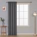 Ebern Designs Halide Polyester Blackout Curtain Panel Polyester in Gray/Black/Brown | 54 H x 52 W in | Wayfair B3EB60ABB29E4D85B936F89553F9F435